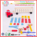Novo brinquedo educacional de madeira para caminhão, logotipo personalizado brinquedo para caminhão de transporte de crianças, crianças de jardim infantil caminhão de brinquedo de madeira super